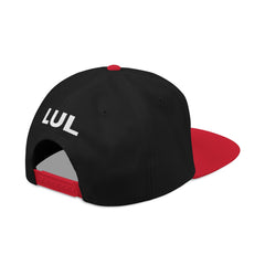 'Live Free' Distressed Flag Design - Embroidered Snapback Hat