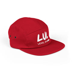 LUL "Level Up Living" Embroidered 5-Panel Cap — Casual Streetwear Dad Hat