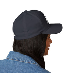 Embroidered 'LUL' Closed-Back Cap — Structured Baseball Hat with Front & Back Logo