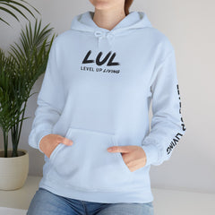 Level Up Hoodie — "Level Up or Stay Stuck" Motivational Pullover