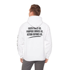 Faith Purpose Action Hoodie