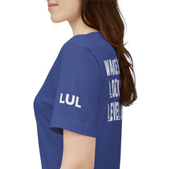 Level Up Living Tee — "Wake Up Lock In Level Up" Athletic Motivational T-Shirt