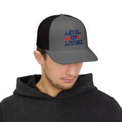 Level Up Living Snapback Trucker Hat