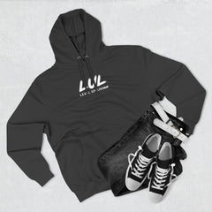 Level Up Living "Level Up Daily" Hoodie — Three-Panel Fleece
