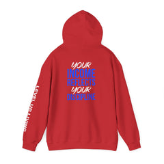 Level Up Living Hoodie – “Income Reflects Your Discipline” Motivational Pullover