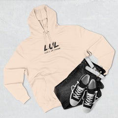 Level Up Living "Level Up Daily" Hoodie — Three-Panel Fleece