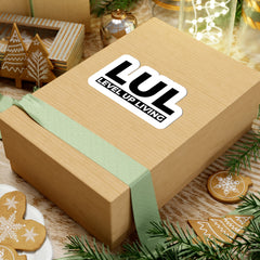 Sticker — LUL ‘Level Up Living’ Bold Logo Kiss-Cut Sticker