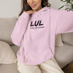 Level Up Living Hoodie – “Income Reflects Your Discipline” Motivational Pullover