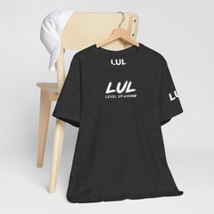 Level Up Living Tee — "Wake Up Lock In Level Up" Athletic Motivational T-Shirt