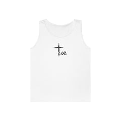Faith Over Fear Tank Top — Christian Cross Graphic Spiritual Shirt