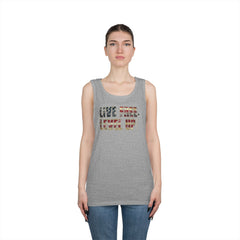 Live Free Live Up Tank Top — Inspirational Graphic Tank