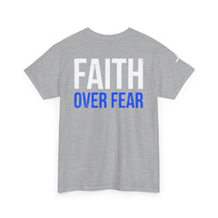 Faith Over Fear T-Shirt — LUL Cross Motivational Christian Tee
