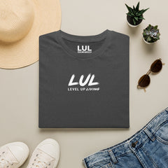 LUL "Level Up Living" Minimal Logo T-Shirt