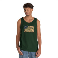 Tank Top — Distressed American Flag "Freedom Forever" Patriotic Tank