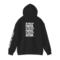 Faith Purpose Action Inspirational Hoodie