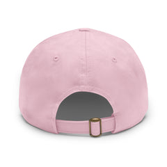 Leather Patch Dad Hat — 'Live Free' Vintage American Flag Baseball Cap