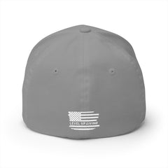 Level Up Living Embroidered Cap — Patriotic American Flag Dad Hat