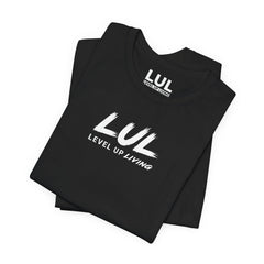 Level Up Living Tee — "Wake Up Lock In Level Up" Athletic Motivational T-Shirt