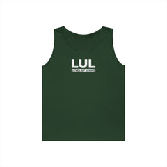 LUL ‘Level Up Living’ Tank — Built For More Motivational Fitness Tank Top