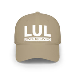 Level Up Living Cap — LUL Embroidered Low Profile Baseball Hat