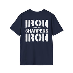 Iron Sharpens Iron Faith Cross Tee | Level Up Living