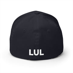 Embroidered 'LUL' Closed-Back Cap — Structured Baseball Hat with Front & Back Logo
