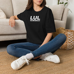 LUL "Level Up Living" Tee — Motivational Minimalist Graphic T-Shirt
