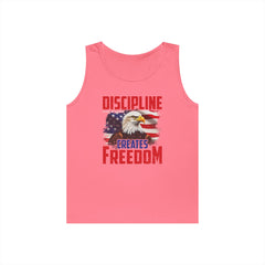 Discipline Create Freedom - Heavy Cotton Tank Top