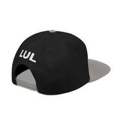 'Live Free' Distressed Flag Design - Embroidered Snapback Hat