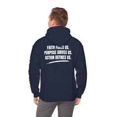 Faith Purpose Action Hoodie