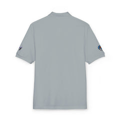 Embroidered Polo Shirt — 'Moxie' Logo Short-Sleeve