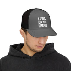 Level Up Living Snapback Trucker Hat