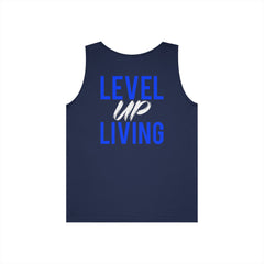 Level Up Living Tank Top — Motivational 'LUL' Fitness & Lifestyle Graphic