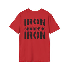 Iron Sharpens Iron Faith Cross Tee | Level Up Living