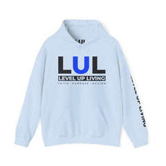 Level Up Living Hoodie — "WEALTH IS BUILT BY PEOPLE WHO TAKE ACTION" Entrepreneur Sweatshirt