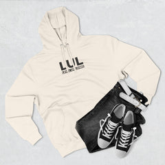 Level Up Living Fleece Hoodie — "Average Is a Choice" Three-Panel