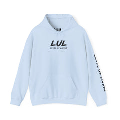 Level Up Hoodie — "Level Up or Stay Stuck" Motivational Pullover