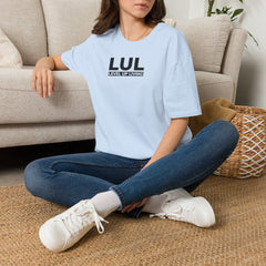 LUL "Level Up Living" Tee — Motivational Minimalist Graphic T-Shirt