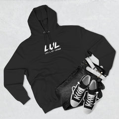 Level Up Living "Level Up Daily" Hoodie — Three-Panel Fleece
