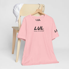 Level Up Living Tee — "Wake Up Lock In Level Up" Athletic Motivational T-Shirt