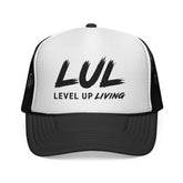 Trucker Hat – "LUL Level Up Living" Mesh Cap | Motivational Casual Streetwear
