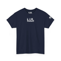 T-Shirt — Distressed American Flag 'Work Hard Live Free' Patriotic Tee