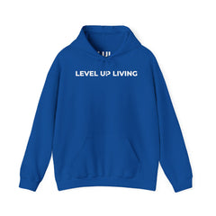 Level Up Living Hoodie — Motivational Pullover for Personal Growth