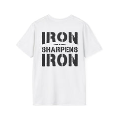 Iron Sharpens Iron Faith Cross Tee | Level Up Living