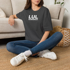 LUL "Level Up Living" Tee — Motivational Minimalist Graphic T-Shirt