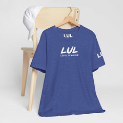Level Up Living Tee — "Wake Up Lock In Level Up" Athletic Motivational T-Shirt