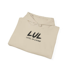 Level Up Living Hoodie – “Income Reflects Your Discipline” Motivational Pullover