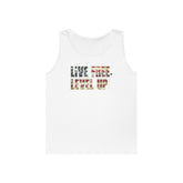 Live Free Live Up Tank Top — Inspirational Graphic Tank