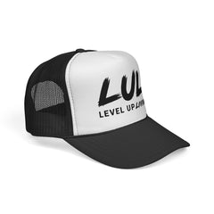 Trucker Hat – "LUL Level Up Living" Mesh Cap | Motivational Casual Streetwear