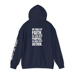 Faith Purpose Action Inspirational Hoodie